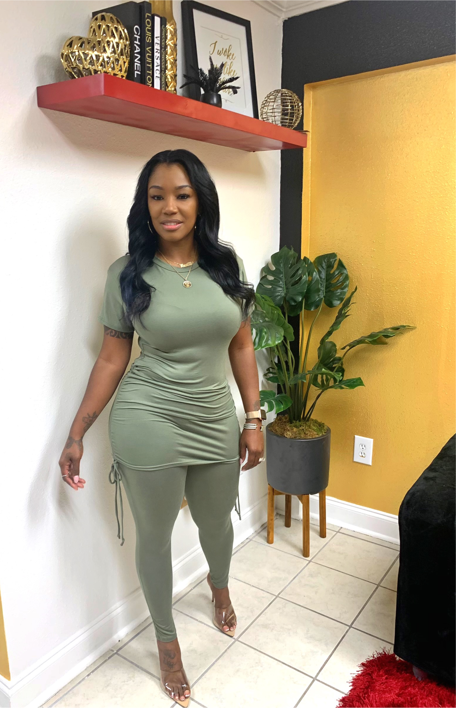 Scrunch Me Up Set (Olive)