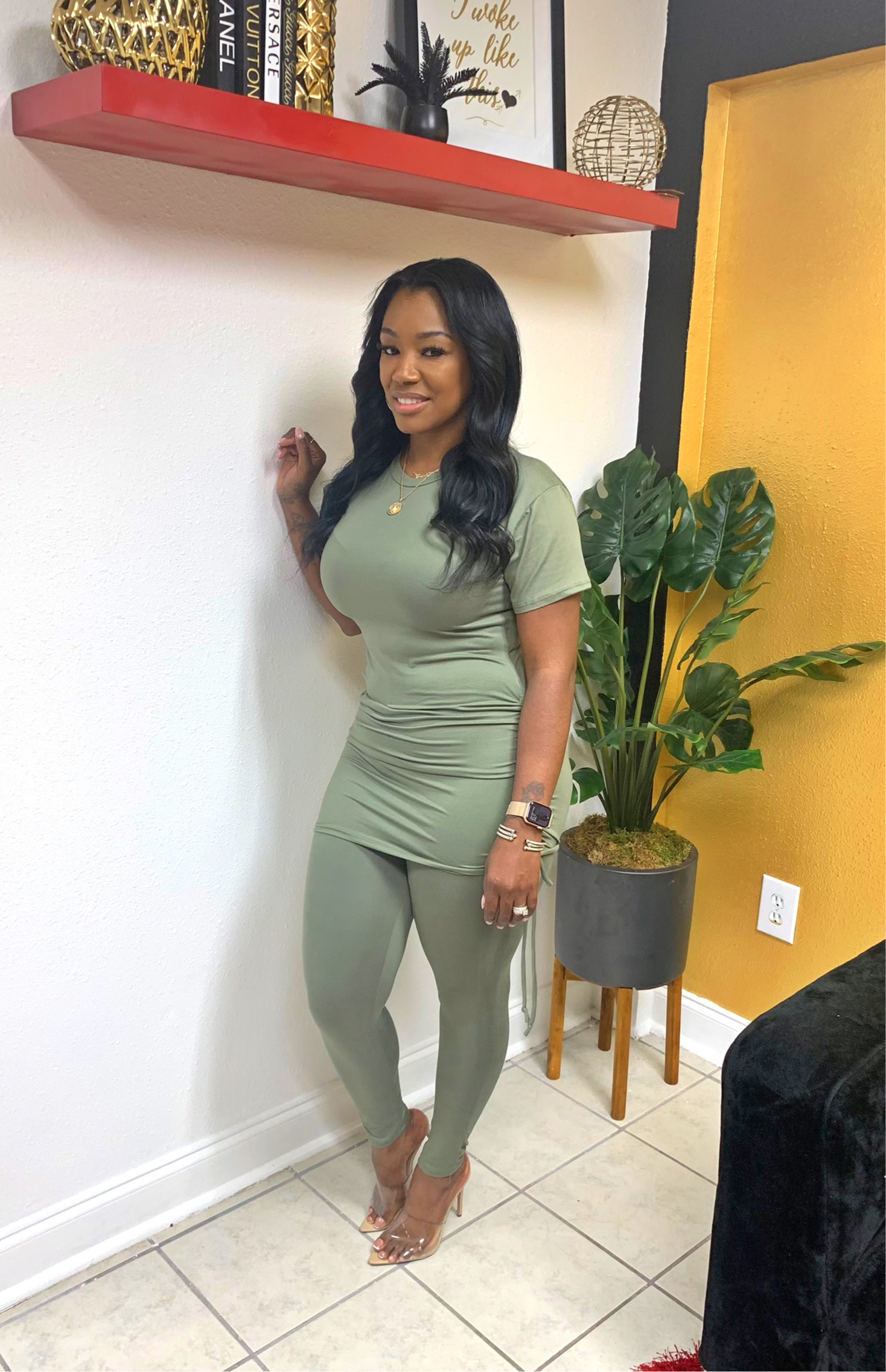 Scrunch Me Up Set (Olive)