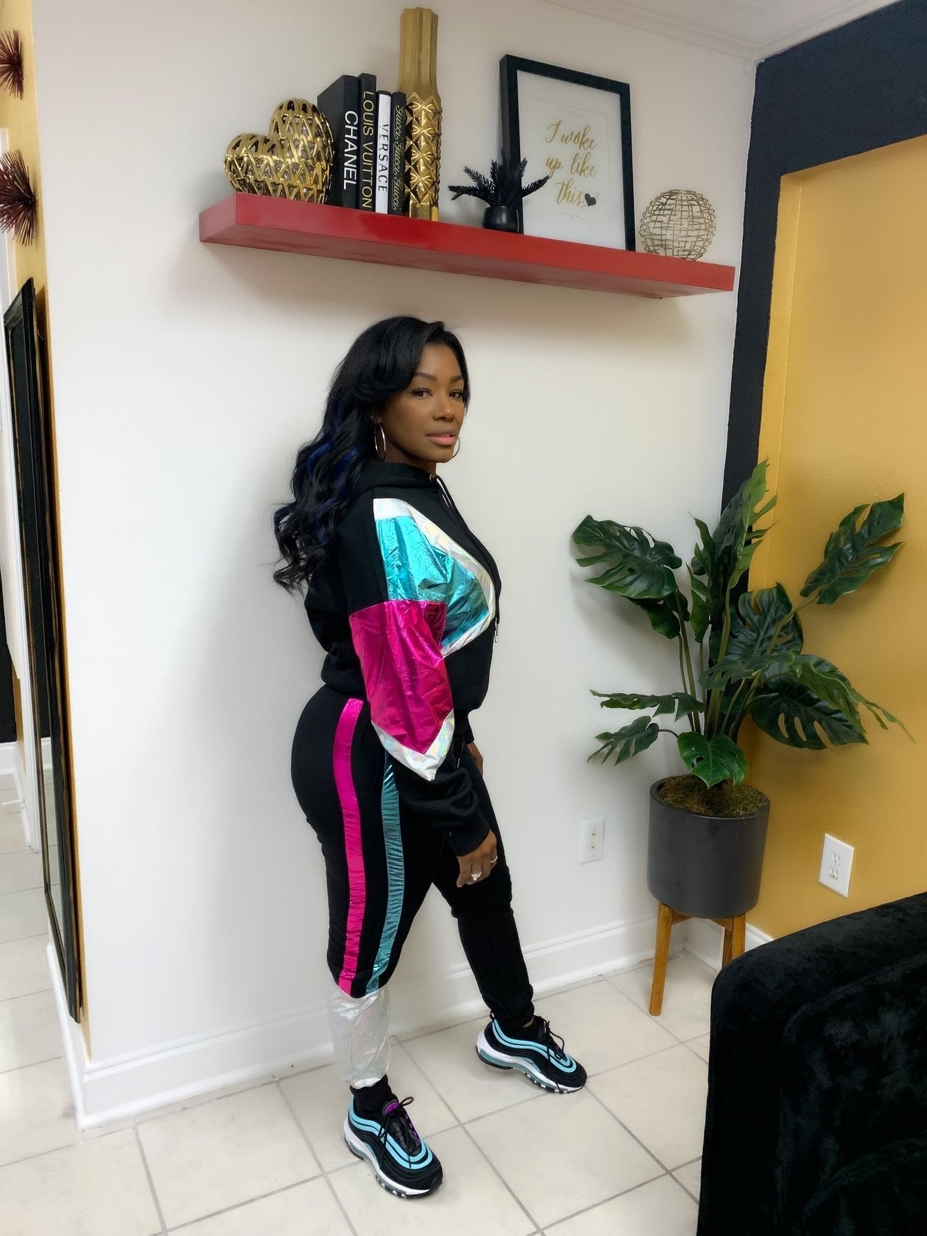The Metallic Jogger Set