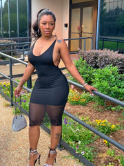 PEEKABOO DRESS
