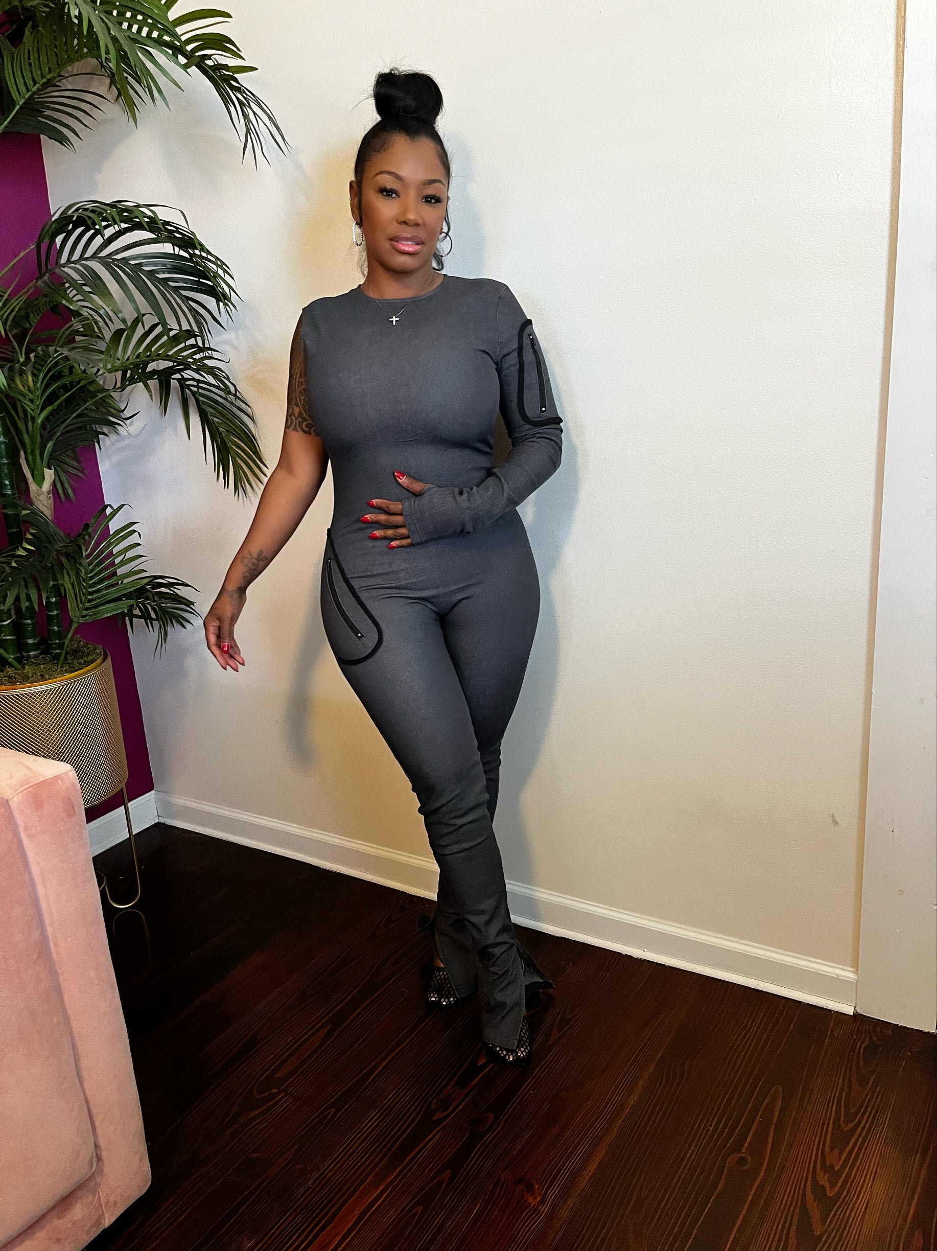 Asymmetric Jumpsuit