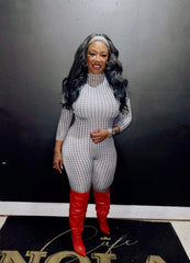 Houndstooth Jumpsuit
