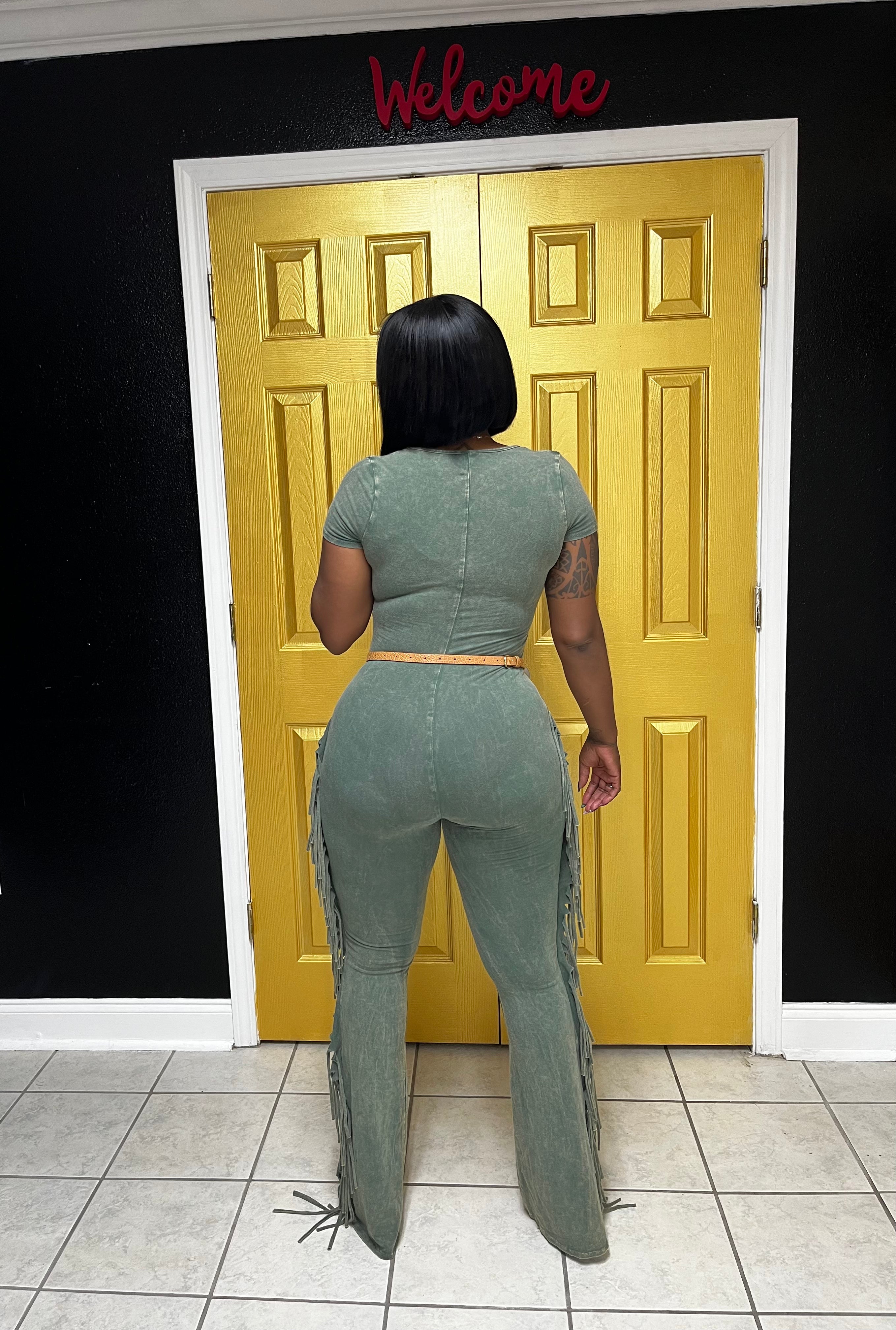 Fring-a-licious Jumpsuit Olive